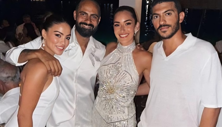 زفاف أمينة خليل في اليونان "أرشيفية"