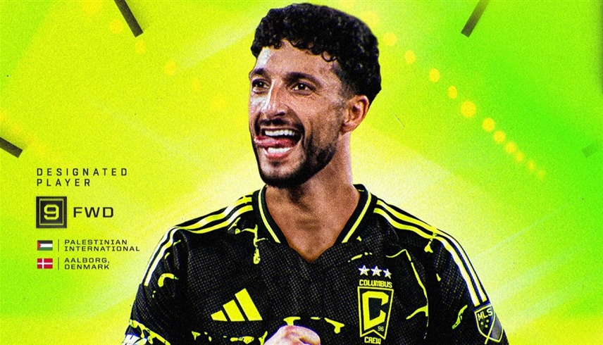 لاعب كولومبوس وسام أبو علي (إكس)