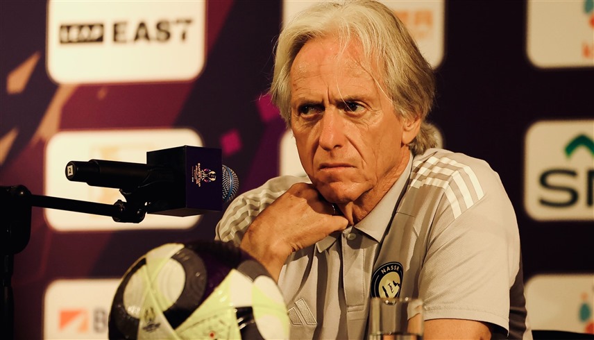 مدرب النصر جيسوس خلال المؤتمر الصحافي (إكس)