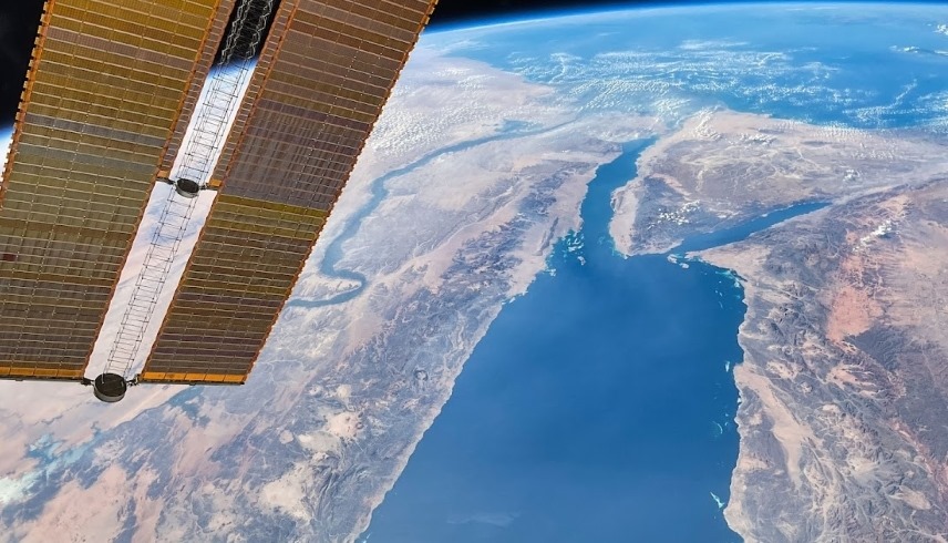 لقطة فضائية لنهر النيل "أرشيفية"