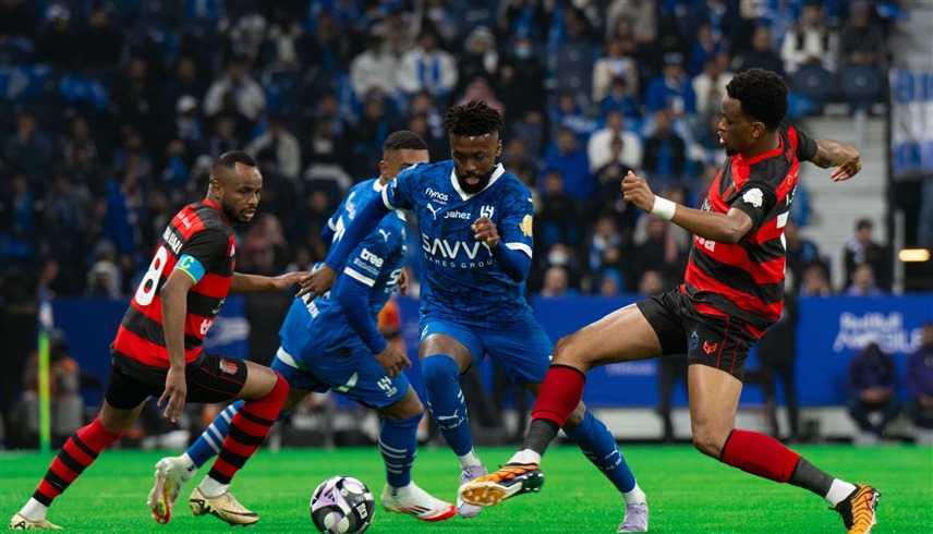 من لقاء الهلال والرياض (إكس)