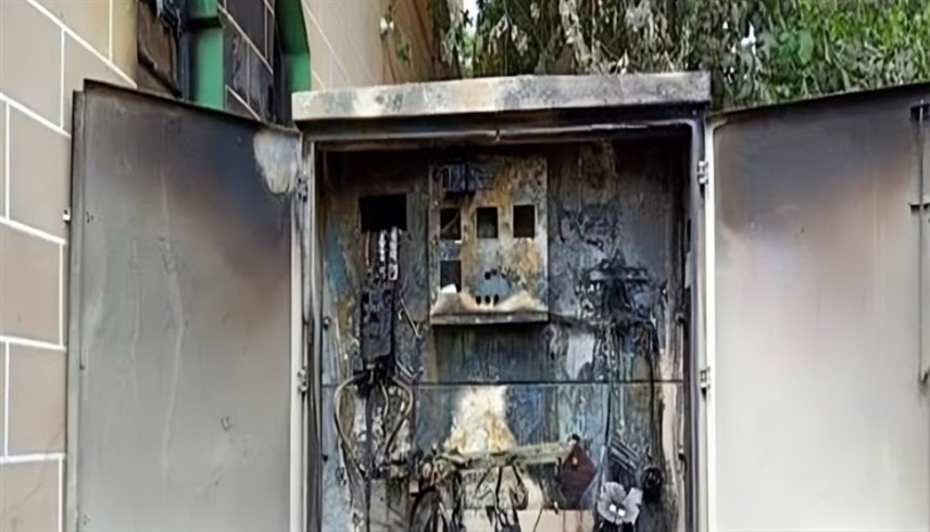 محول كهرباء محترق "أرشيفية"