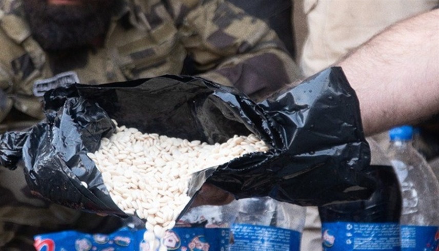 حبوب كبتاغون مصادرة في درعا السورية (الإخبارية)