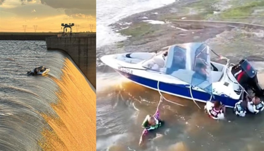 نجاة مركب على حافة الهاوية 