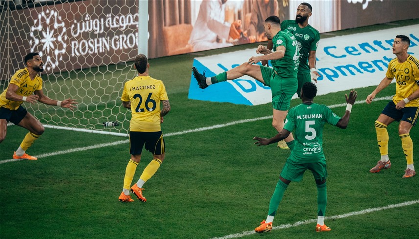 من مباراة الأهلي والنصر (إكس)