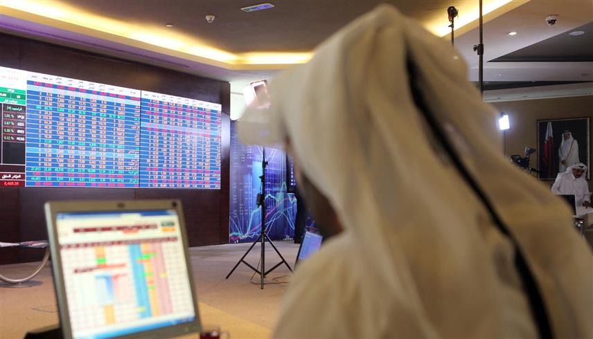 سوق الأسهم في قطر (أ ف ب)