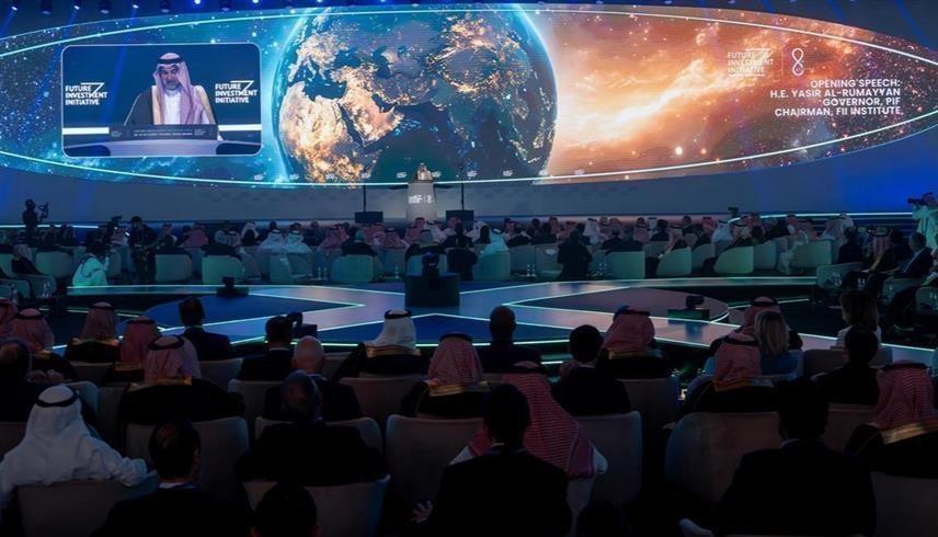 صورة أرشيفية للمؤتمر في الرياض (رويترز)