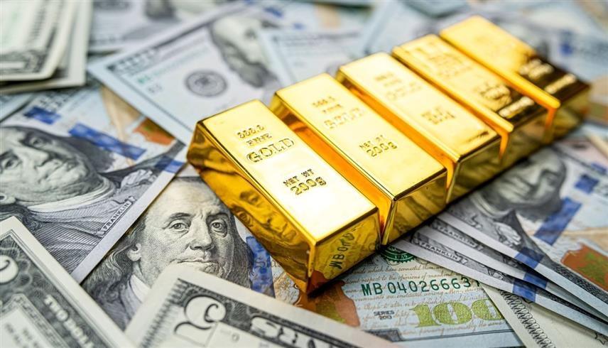 سبائك ذهب ونقدية من فئة الدولار الأمريكي (وام)