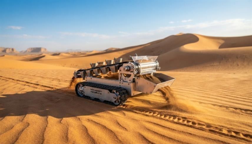 صورة تحاكي الروبوت الصيني (مولدة بالذكاء الاصطناعي)