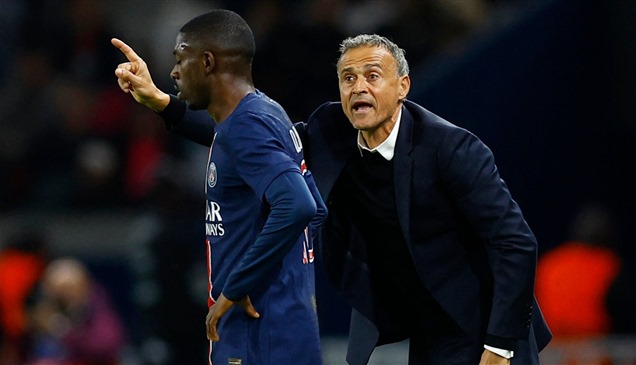 مشادة كلامية حادة بين إنريكي وديمبيلي.. هل إنفك عقد PSG؟ 