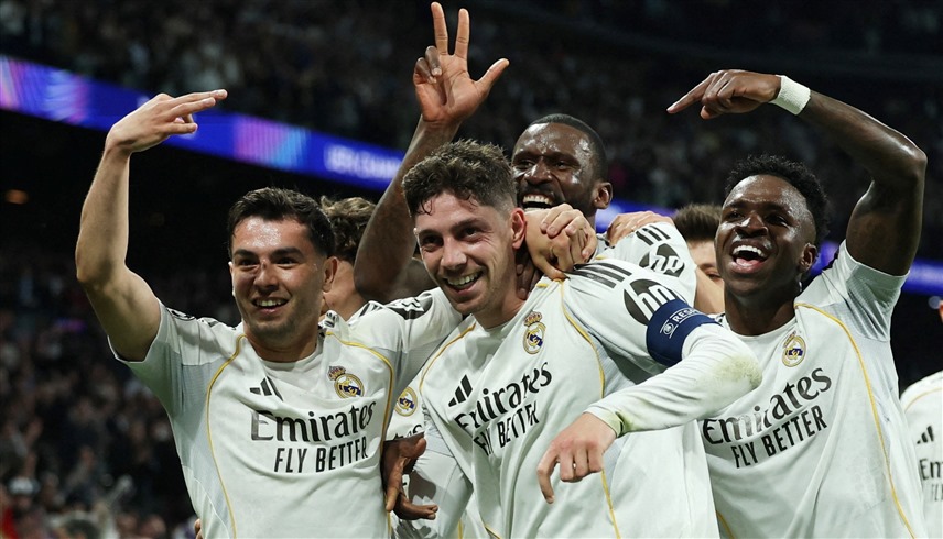 من مباراة ريال مدريد ومانشستر سيتي (رويترز)