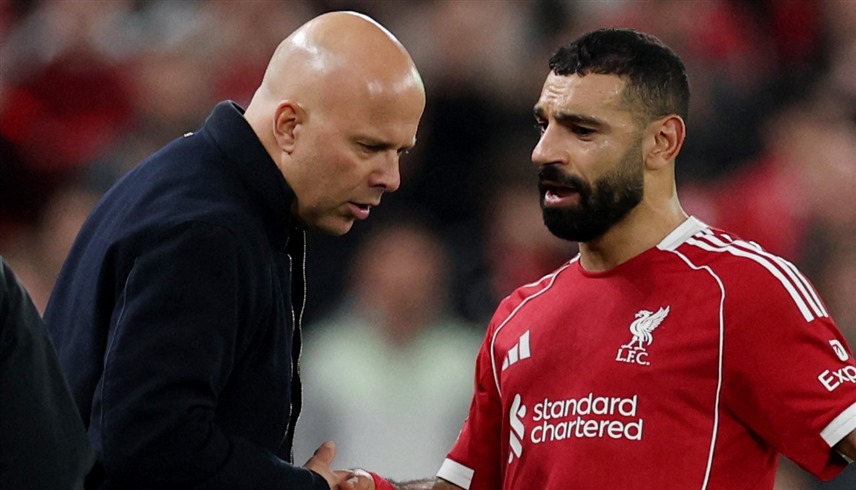 محمد صلاح وسلوت (رويترز)