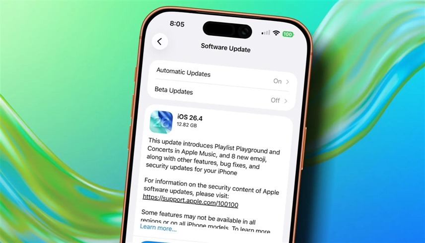  نظام "iOS 26.4" الجديد