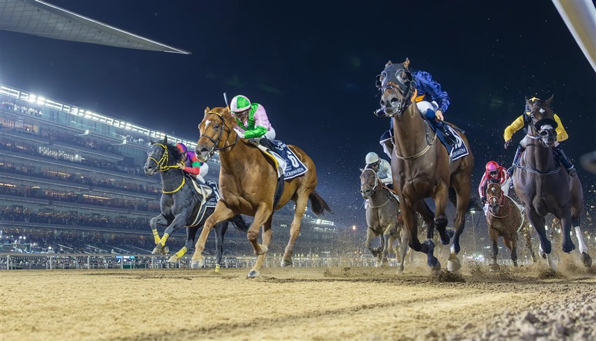 من منافسات كأس دبي العالمي لسباق الخيل (Dubai Racing Club)