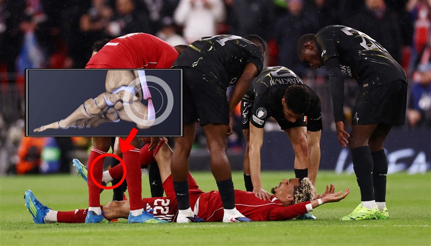 من مباراة ليفربول وباريس سان جيرمان (رويترز)