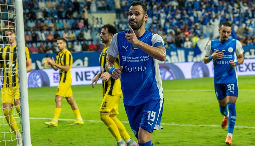 النصر يهزم كلباء بثنائية ويعزز موقعه بدوري أدنوك للمحترفين 