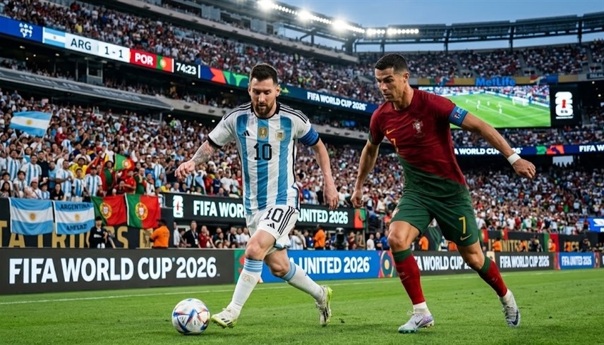 ميسي ورونالدو (صورة مولودة من الذكاء الاصطناعي)
