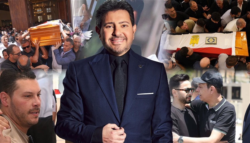 ملفوفاً بعلم مصر.. الآلاف يودعون هاني شاكر إلى مثواه الأخير 