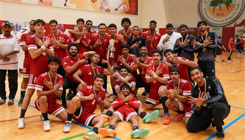 الشارقة يتوج بطلاً للنسخة الأولى من دوري السوبر لكرة اليد 