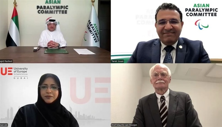 تعاون بين "البارالمبية الآسيوية" و"الجامعة الأوروبية" بدبي لتطوير علوم الرياضة 