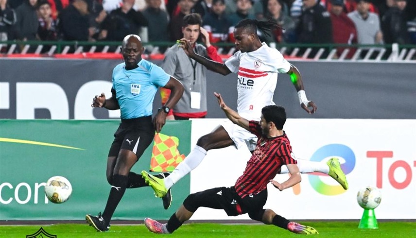 من لقاء الزمالك واتحاد العاصمة (إكس)