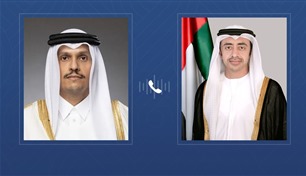 عبدالله بن زايد ونظيره القطري يبحثان هاتفياً التطورات الإقليمية