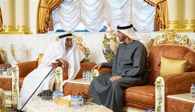 رئيس الدولة يعزي في وفاة آمنة أحمد الظاهري