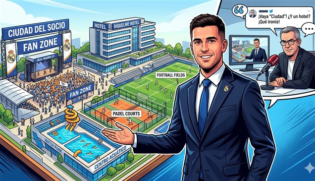 ريكيلمي يستميل أصوات ناخبي ريال مدريد بـ"مدينة للأعضاء فئة 5 نجوم"