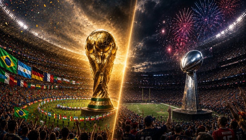مونديال كرة الفدم يتفوق جماهيرياً ومالياً على السوبر بول الأمريكي (مولدة من الذكاء الاصطناعي)