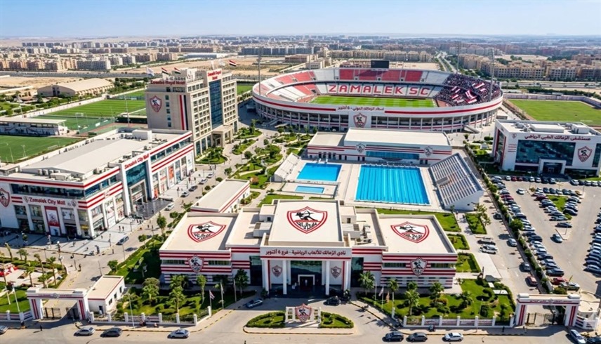صورة تخيلية لأرض نادي الزمالك (إكس)