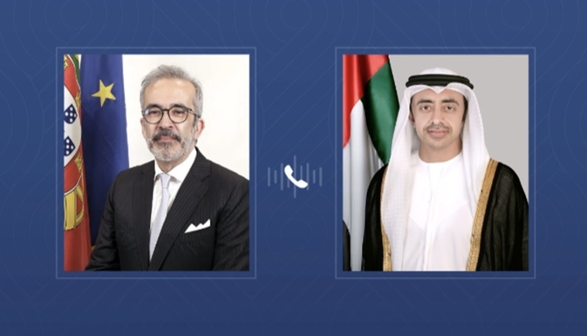 عبدالله بن زايد ونظيره البرتغالي يبحثان تداعيات الهجمات الإيرانية على الاقتصاد العالمي 