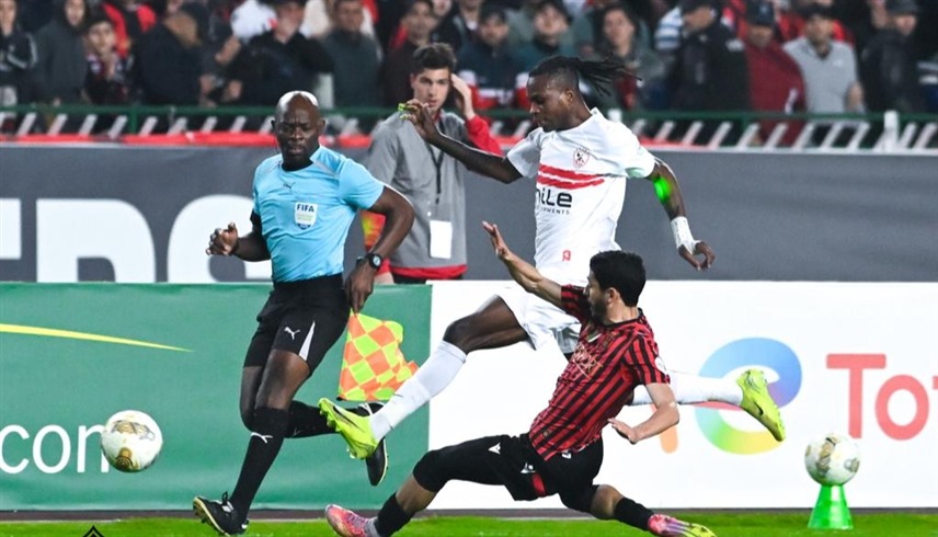 شيكوبانزا تألق مع الزمالك (إكس النادي الرسمي)