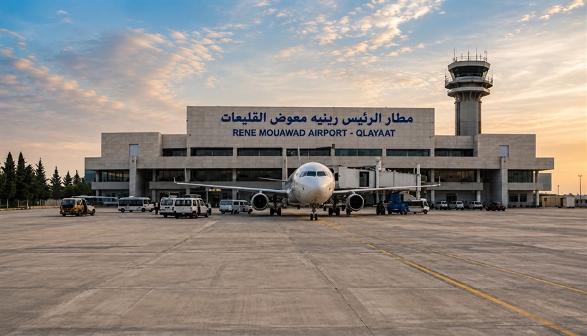 مطار رينيه معوض الجديد في لبنان (إكس)
