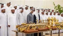 رئيس الدولة يستقبل فريق هجن الرئاسة
