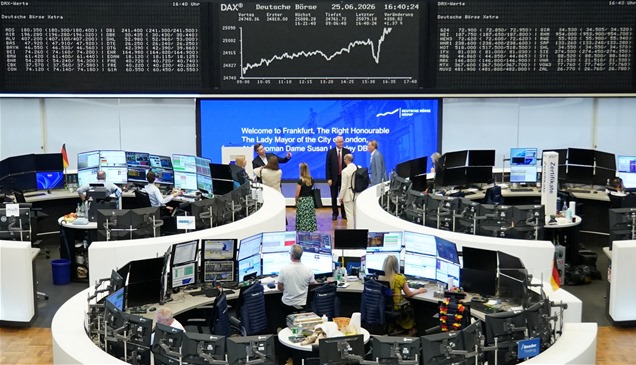 إغلاق قياسي للأسهم الأوروبية بدعم من الرعاية الصحية