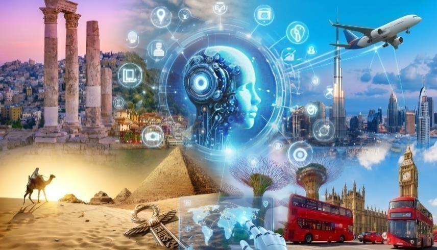 تتنوع المنصات التي تتيح استكشاف المدن افتراضياً، وتقدم كل منها تجربة مختلفة (الصورة مولدة بالذكاء الاصطناعي)