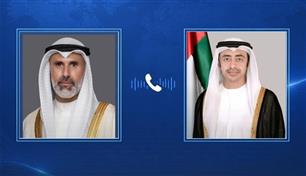 عبدالله بن زايد ووزير خارجية الكويت يبحثان هاتفياً الأوضاع بالمنطقة