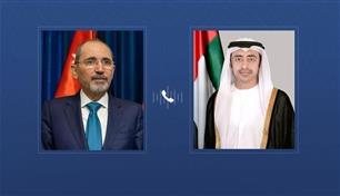 عبدالله بن زايد ووزير خارجية الأردن يدينان الهجمات الإيرانية العدوانية