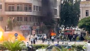 انفجاران قرب مقر إقامة ماكرون في دمشق
