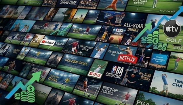 البث الرقمي ينفق 14.2 مليار دولار على الرياضة.. "أمازون" و"يوتيوب" في المقدمة