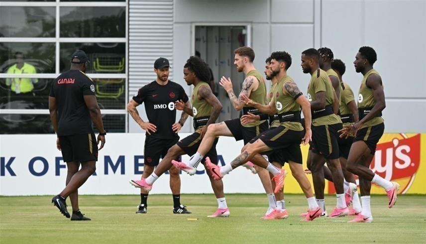 من معسكر تدريبات منتخب كندا في الولايات المتحدة (AFP)