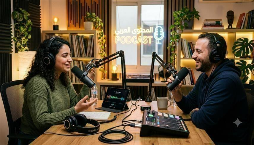 من ميكروفون منزلي إلى صناعة بالمليارات.. صورة مولدة بالذكاء الاصطناعي (24)