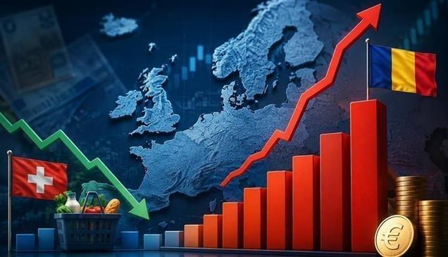 اتجاهات التضخم أوروبياً.. الأعلى رومانيا والأدنى سويسرا