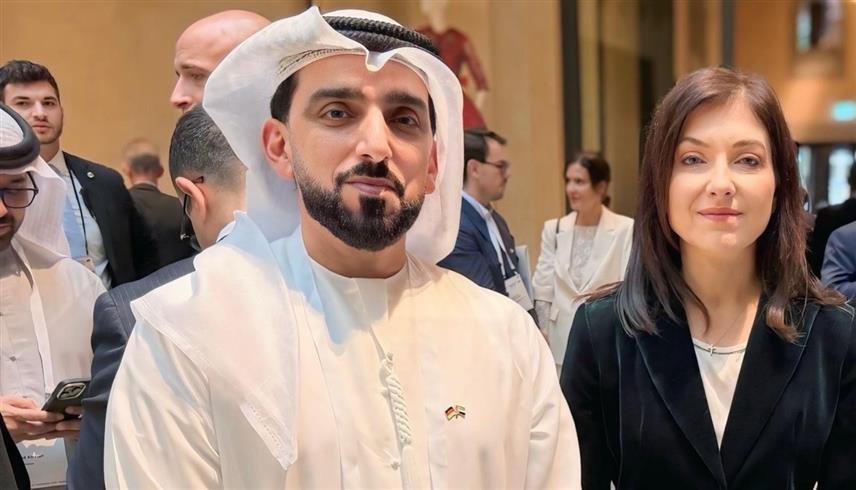 مروان الشعالي خلال حضوره فعاليات منتدى الأعمال الإماراتي الألماني (وام)