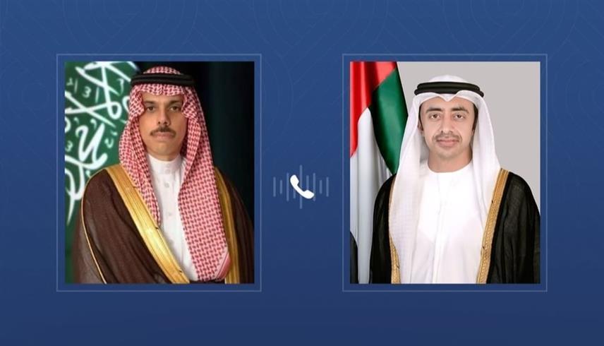 عبدالله بن زايد وفيصل بن فرحان (وام)