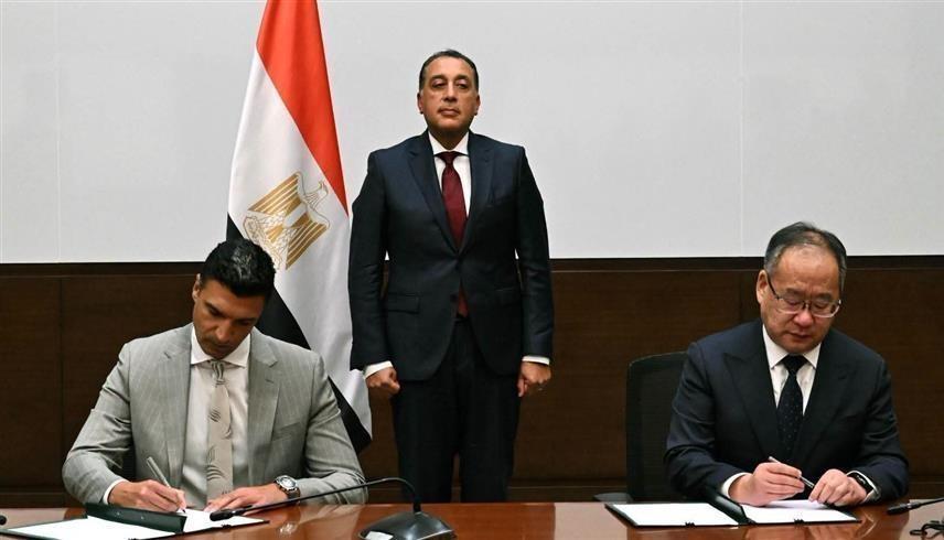 رئيس الوزراء المصري يشهد توقيع الاتفاقية مع الصين (منصة ميتا بلاتفورمز)