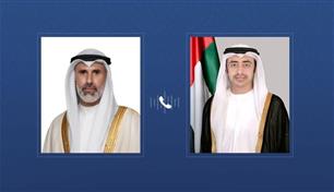 عبدالله بن زايد ونظيره الكويتي يبحثان هاتفياً التطورات في شرق المتوسط 