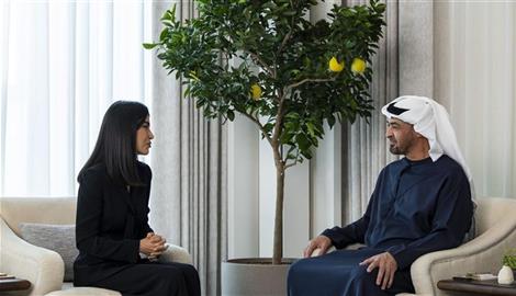 محمد بن زايد يبحث مع رئيسة ديوان الرئاسة في أوزبكستان تعزيز العلاقات