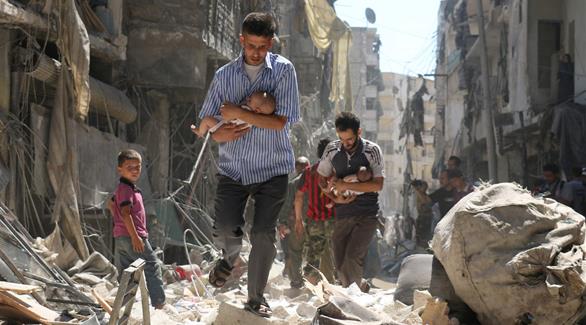 قصف في حلب (أرشيف)