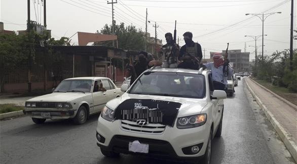 عناصر من تنظيم داعش في محافظة نينوى العراق (أرشيف)